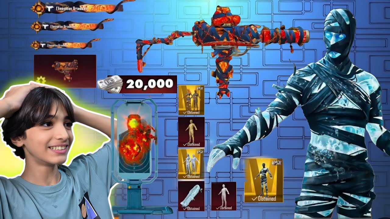 تفتيح بكج المومياء الثلجيه ❄️ وتطوير 🛠 سلاح اليوامبي 🤯 بقيمة 18000 الف شدة 💸