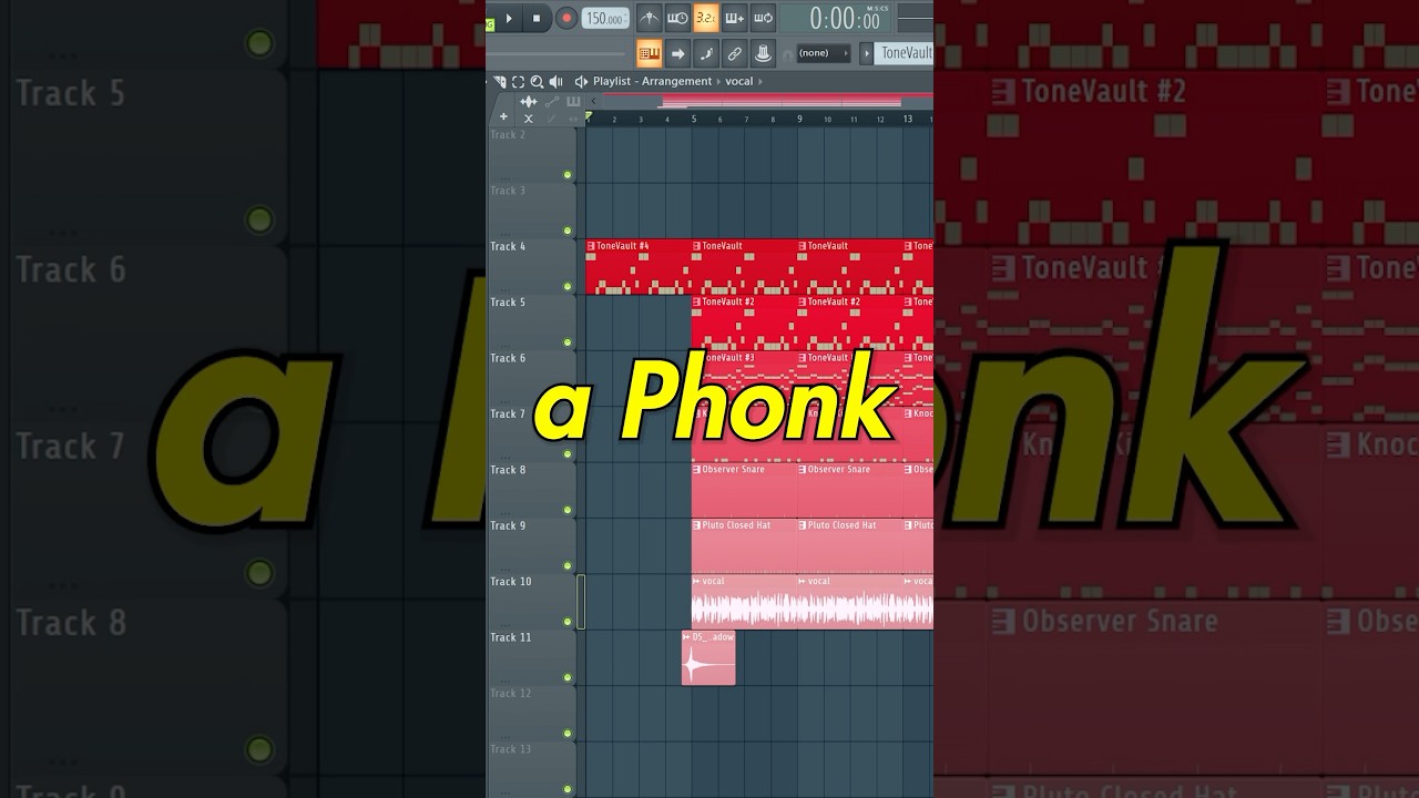 PHONK FL STUDIO TUTORIAL! #flstudio #musicproduction