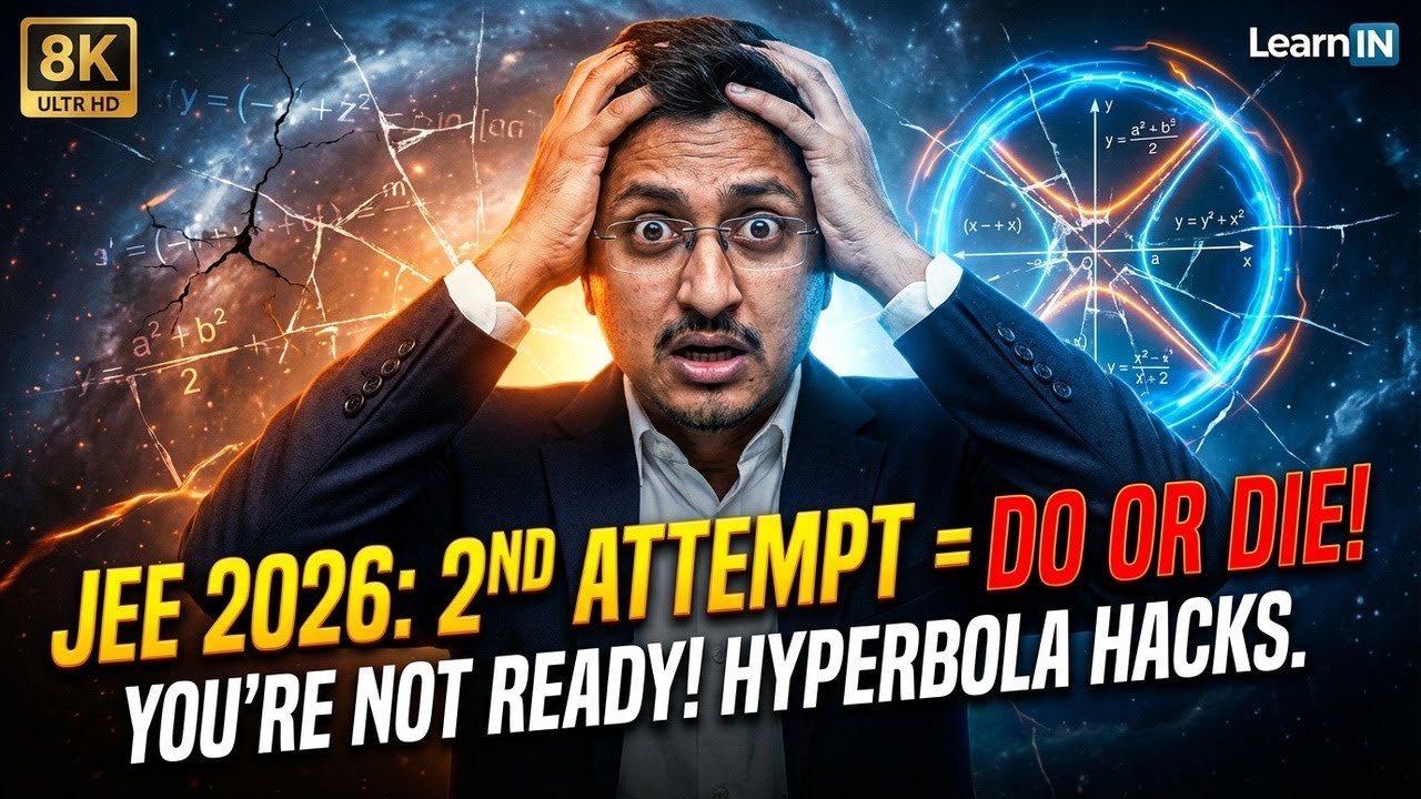 Finding difficulty to crack Jee Mains 2026 second attempt | Hyperbola PYQ | Learnin