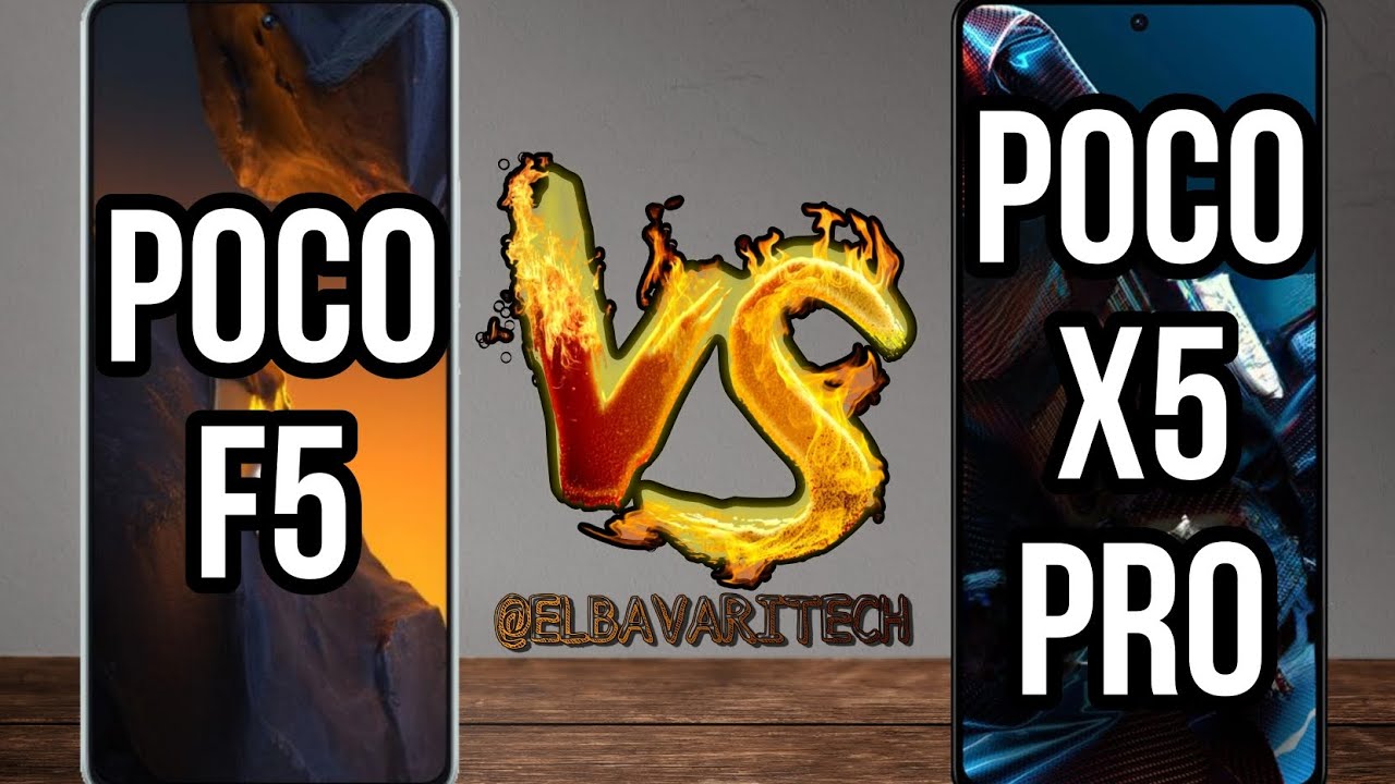 مقارنة بين Poco F5 vs Poco x5 pro