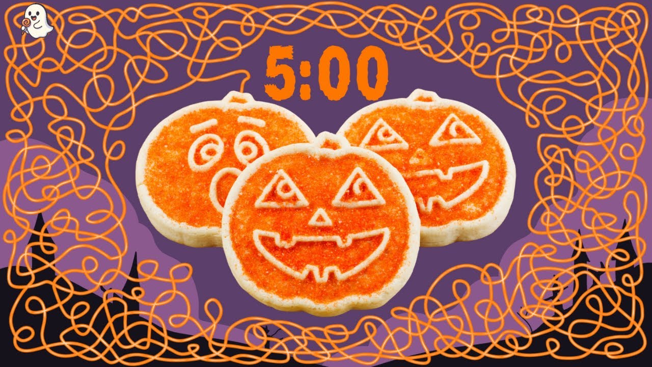 5 Minute Timer Bomb HALLOWEEN PUMPKIN COOKIE