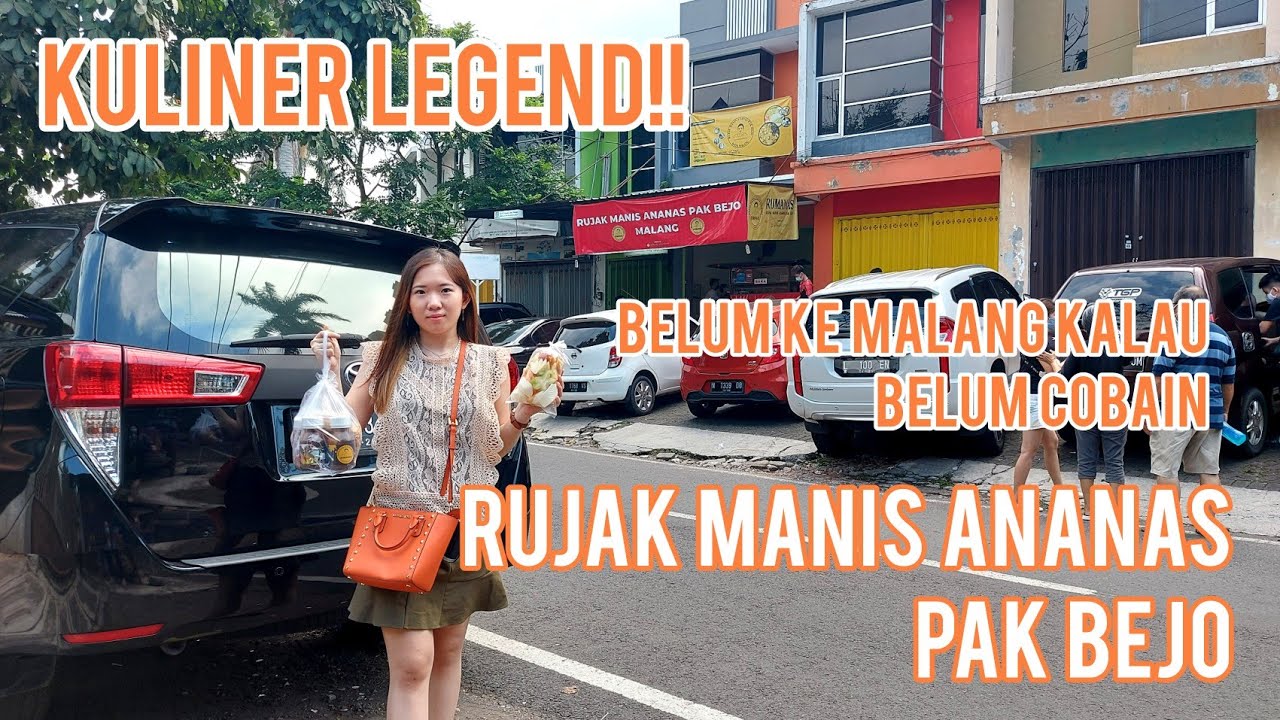 RUJAK MANIS ANANAS PAK BEJO BIKIN KETAGIHAN!! | KULINER LEGENDARIS MALANG YANG WAJIB DI COBA!
