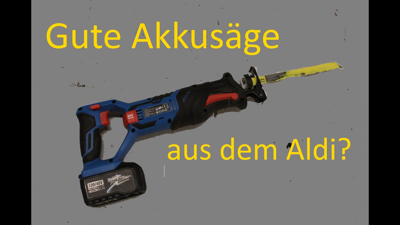 Ferrex Akkusäbelsäge Vorstellung und Test gut für Heimwerker?