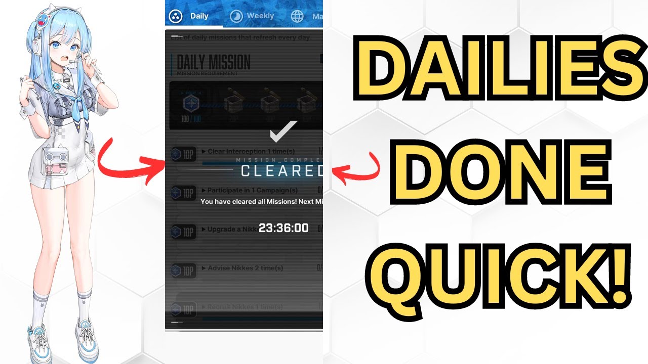 DO THIS FOR QUICK DAILIES! | Goddess of victory Nikke 