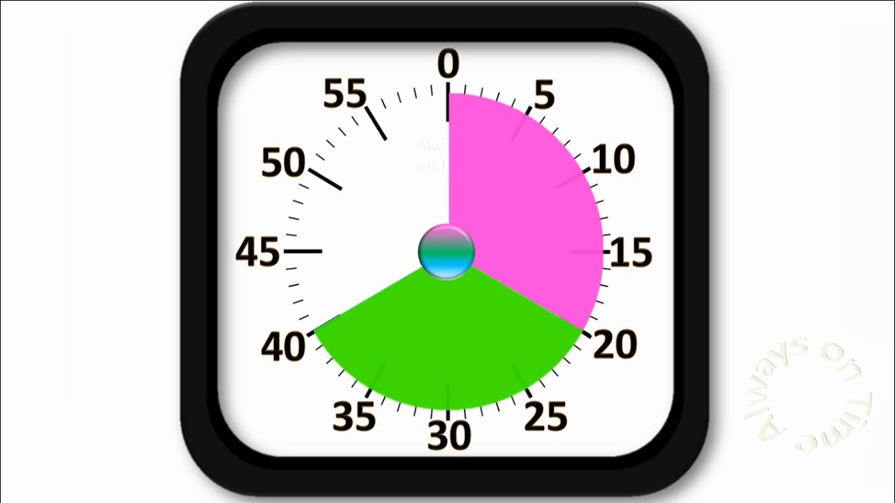 40 minute visual timer
