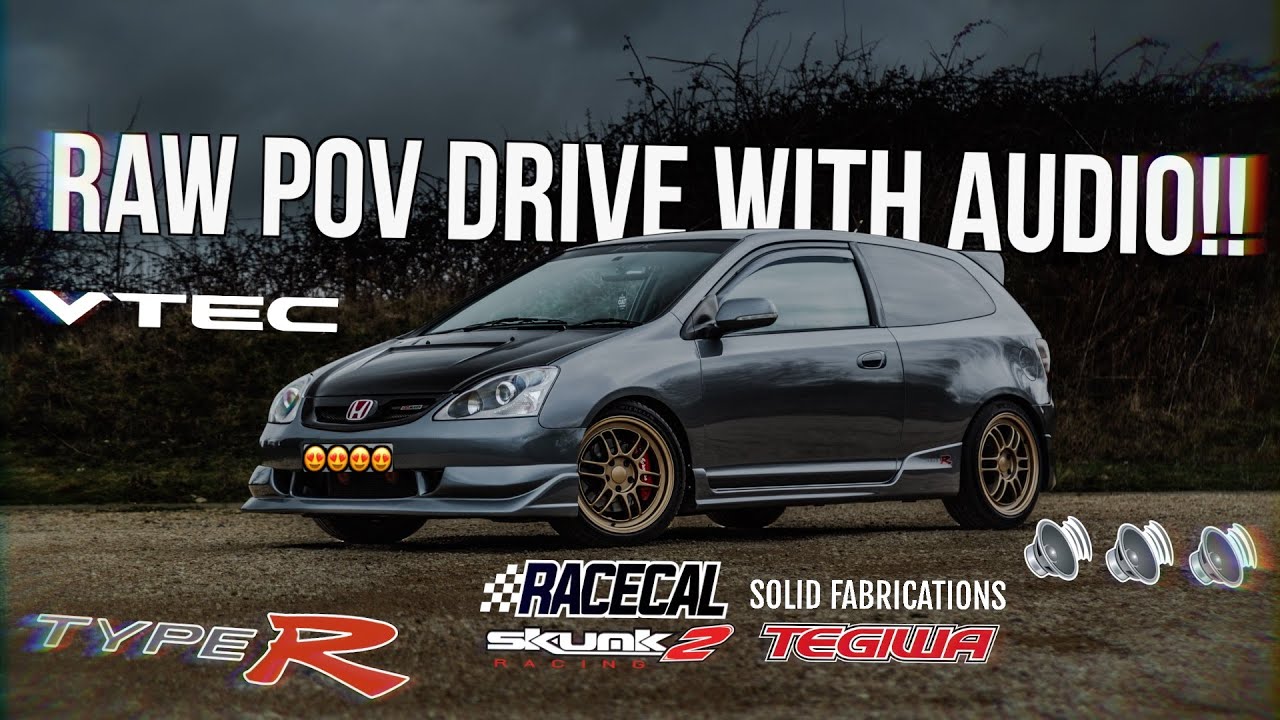 Cammed K20 Honda Civic Type R EP3 POV Drive!! 4K
