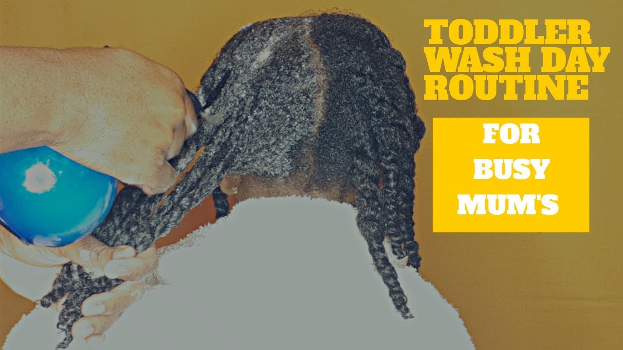 Toddler wash day for busy mums