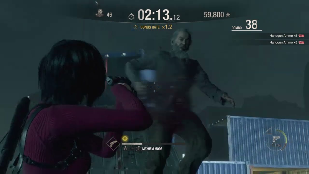 At The Docks As Ada Wong. Resident Evil 4 Remake Mercenaries