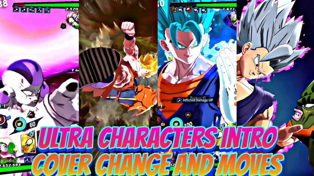 ULTRA Intros, Cover Changes & Attacks Compilation 🔥 IN DRAGON BALL LEGENDS