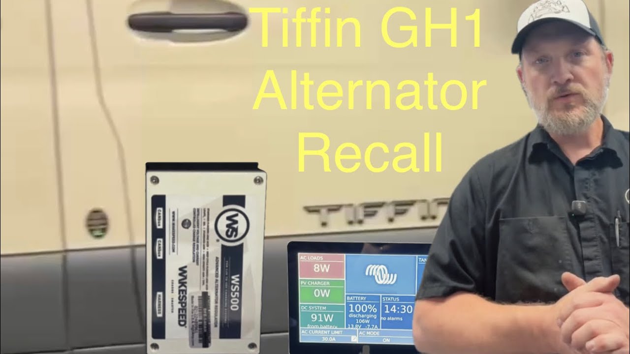 Отзыв генераторов Tiffin GH1 2026 года: проблема с отсутствием зарядки и ошибка в работе «умного ...
