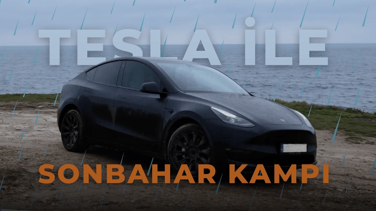 Tesla ile Pembe Kayalar'da Kamp! Kefken’de Araç İçerisinde Uyumak | ASMR, Rahatlatıcı ve Sinematik