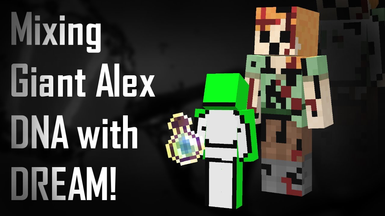 Смешиваем ДНК гигантского Алекса с мечтой! Эксперимент с Minecraft Creepypasta