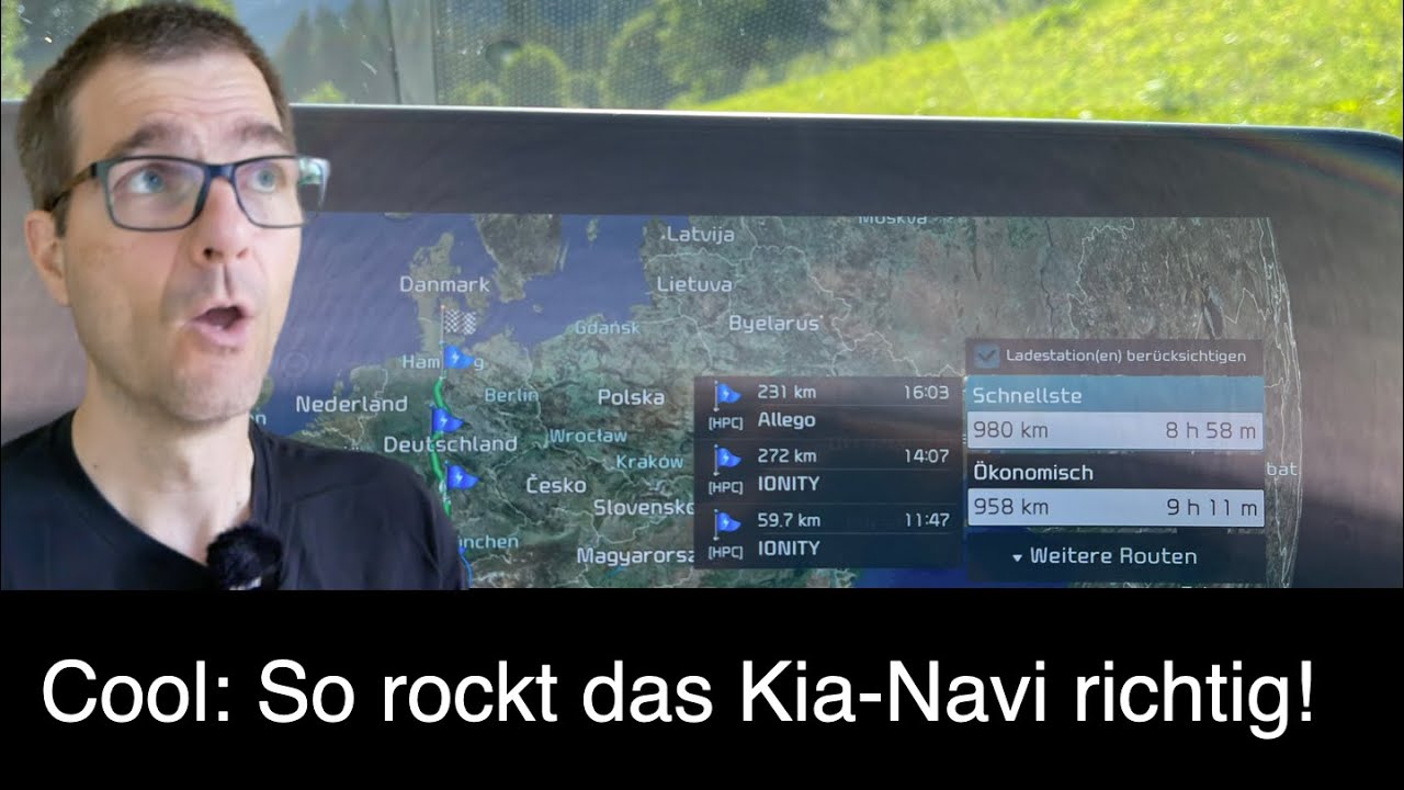 Noch einfacher und dynamischer: Kia-Navi mit Profi-Einstellungen und Anpassungen