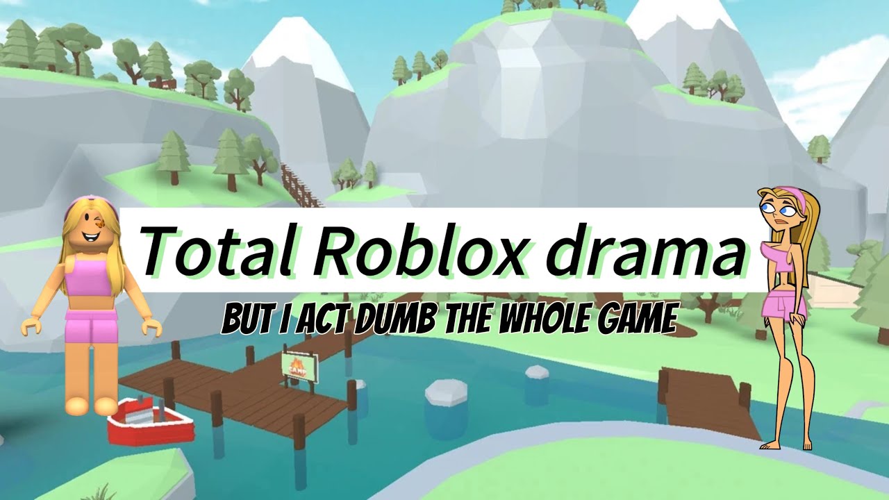Веду себя как Либби, тупая в Total Roblox Drama