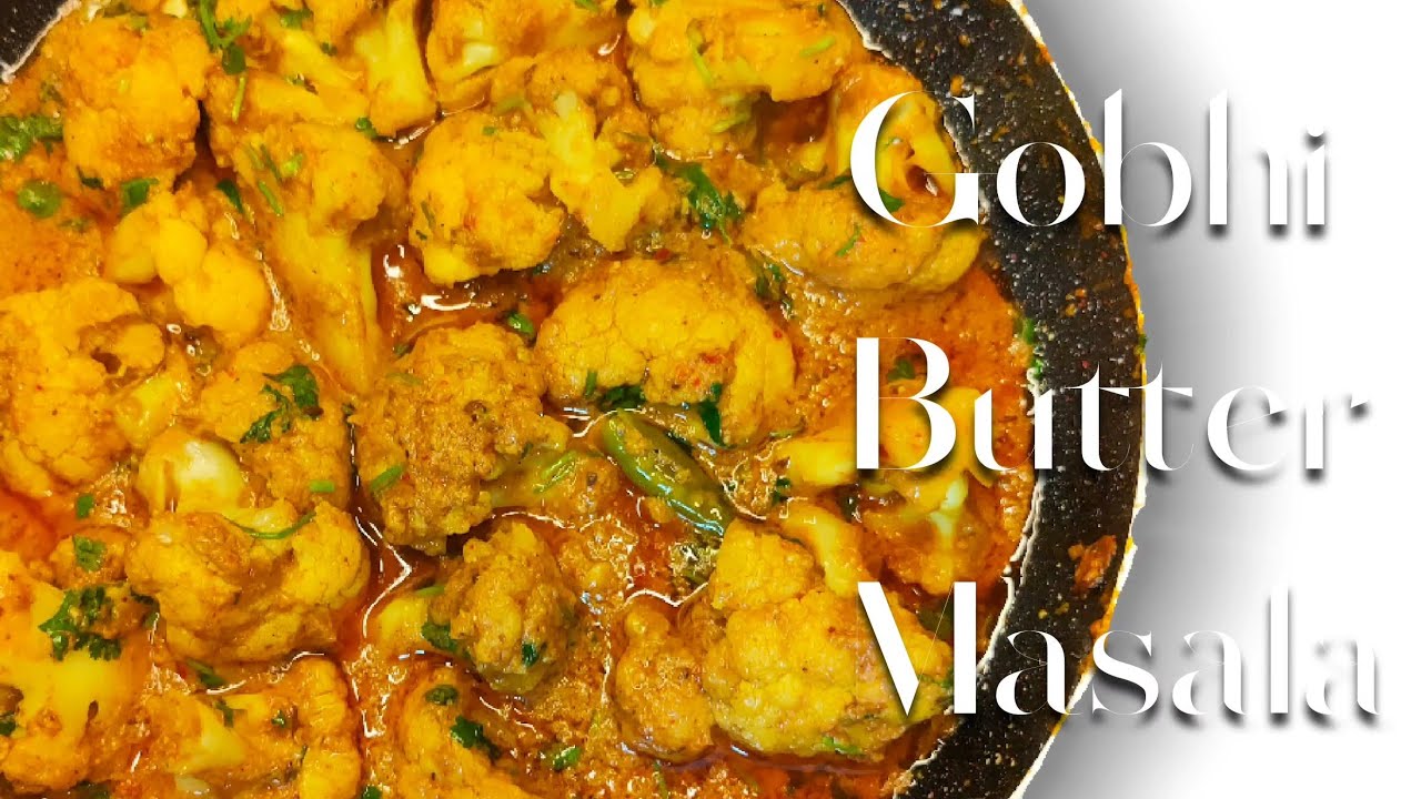 Gobhi Butter Masala | Indian style recipe | Relaxing cooking ASMR | #asmr #gobhi #indianfood 