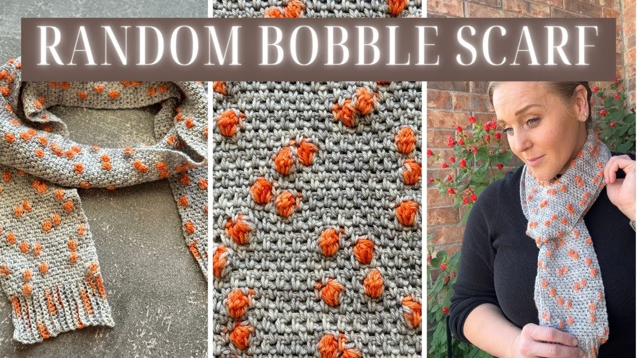 Random Bobble Scarf | Assigned Color Pooling