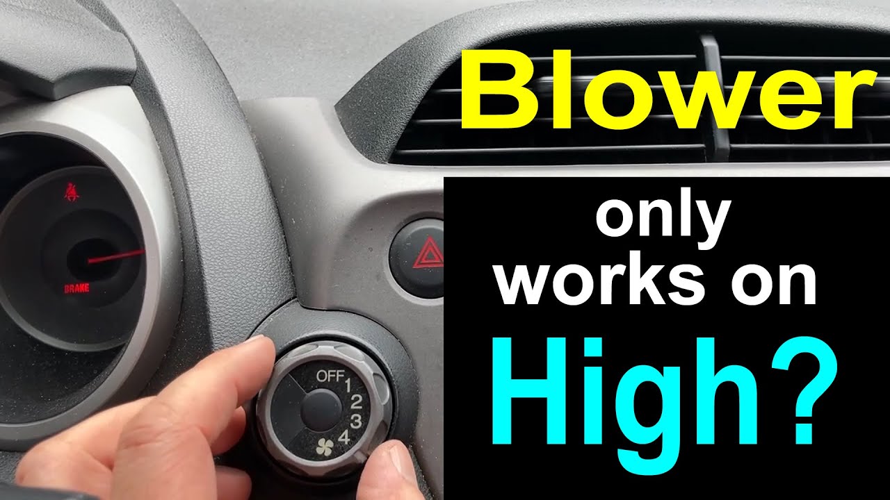 How to fix a fan that only works on high | Honda Fit