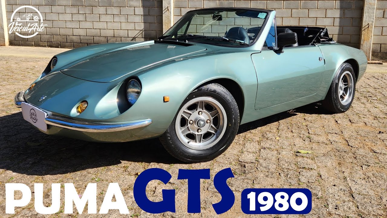 Puma GTS 1980! Conversível, motor VW 1600 e ótimo para passear de final de semana - Canal VeiculARTE