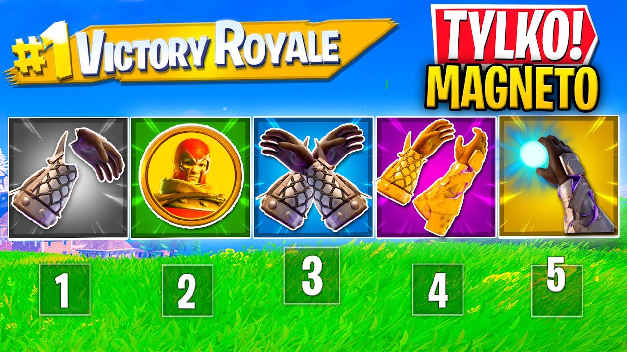 TYLKO RĘKAWICE MAGNETO CHALLENGE w Fortnite
