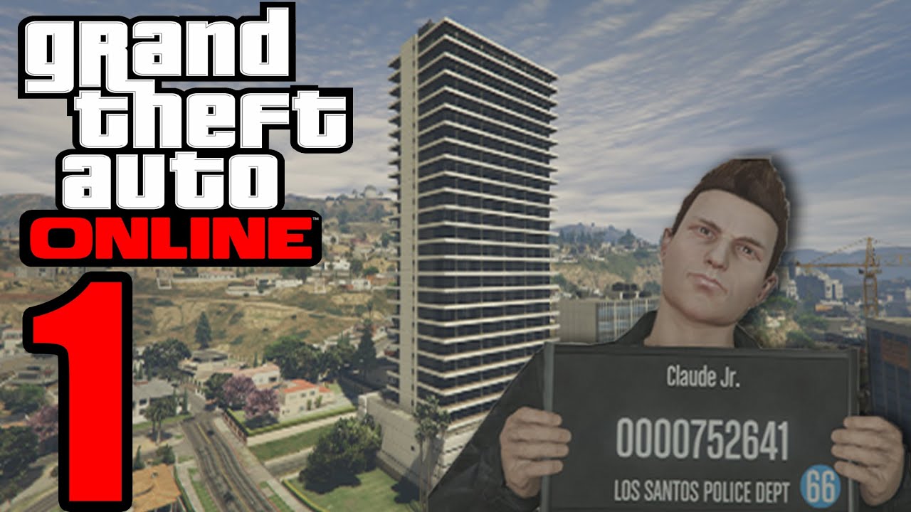 Grand Theft Auto Online PS4 Gameplay HD - Claude Jr. - Part 1