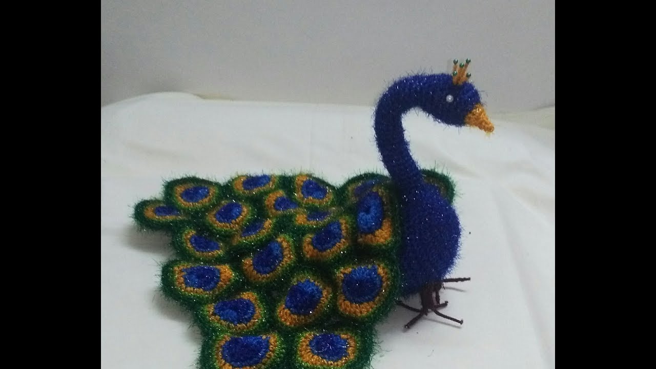 Easy Peacock Making in Hindi | Rukhwat Ideas| Diy- Home Decoration| how to make|Mor| Crochet Peacock