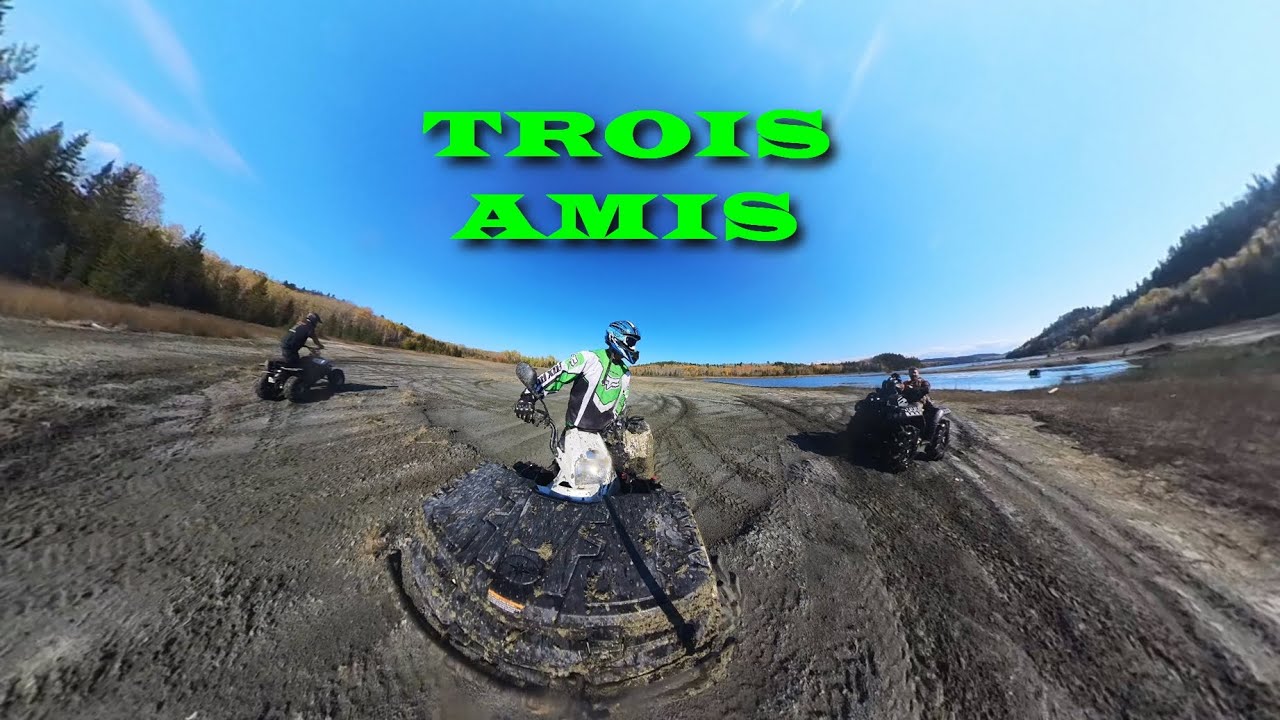 The 3 ATV Amigos -  Polaris Highlifter 850 - Polaris Sportsman 1000 XP - Yamaha Warrior