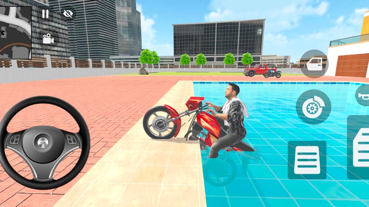 Franklin new splendor || indian thift auto simulator 🔥|| police 🚓 chase mission complete ✅ 