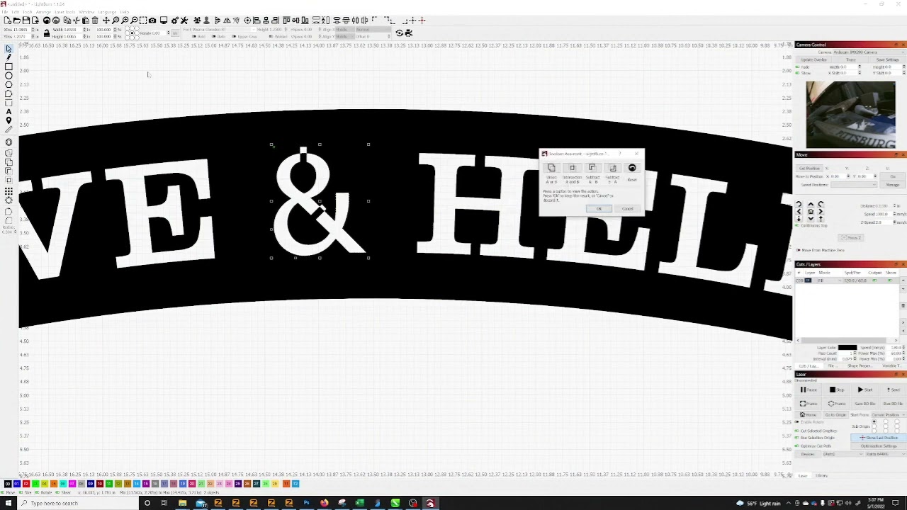 How to use Lightburn Software for plasma cutting design