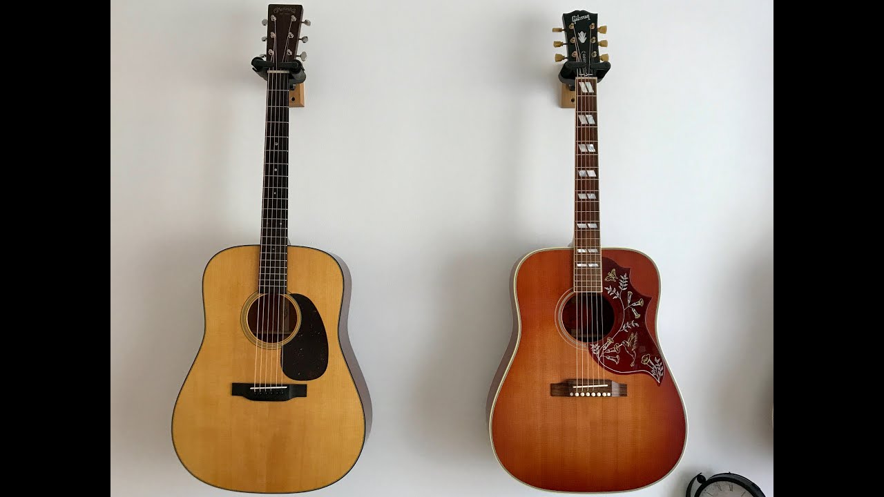 Martin D-18 vs Gibson Hummingbird