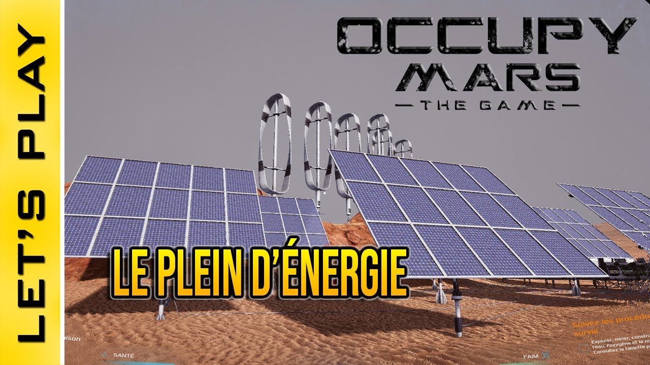 [FR] Occupy Mars: The Game : 2 - Plein d'énergie (grands panneaux solaires & éoliennes) LES BUREAUX