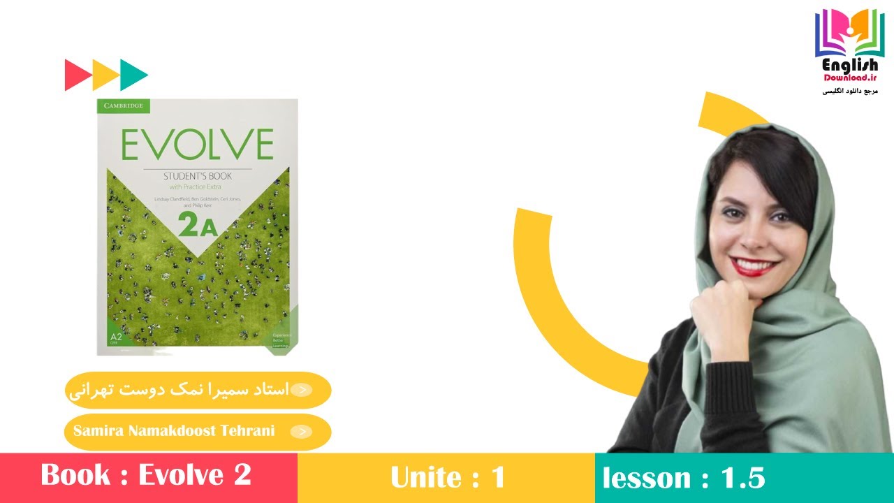 تدریس کتاب Evovle 2 - درس 1.5 ( TIME TO SPEAK )