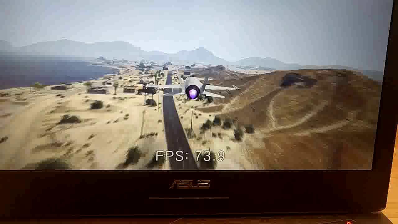 ASUS ROG G752VS - GTA5 FPS test #1