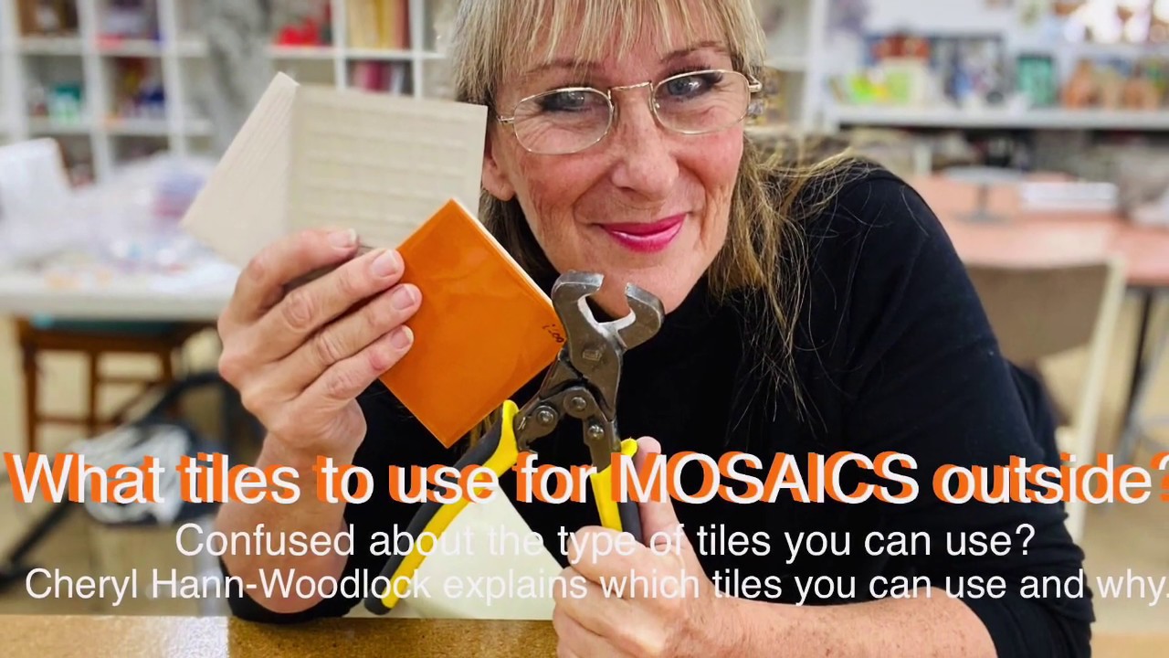 What tiles to use for MOSAICS outside.
