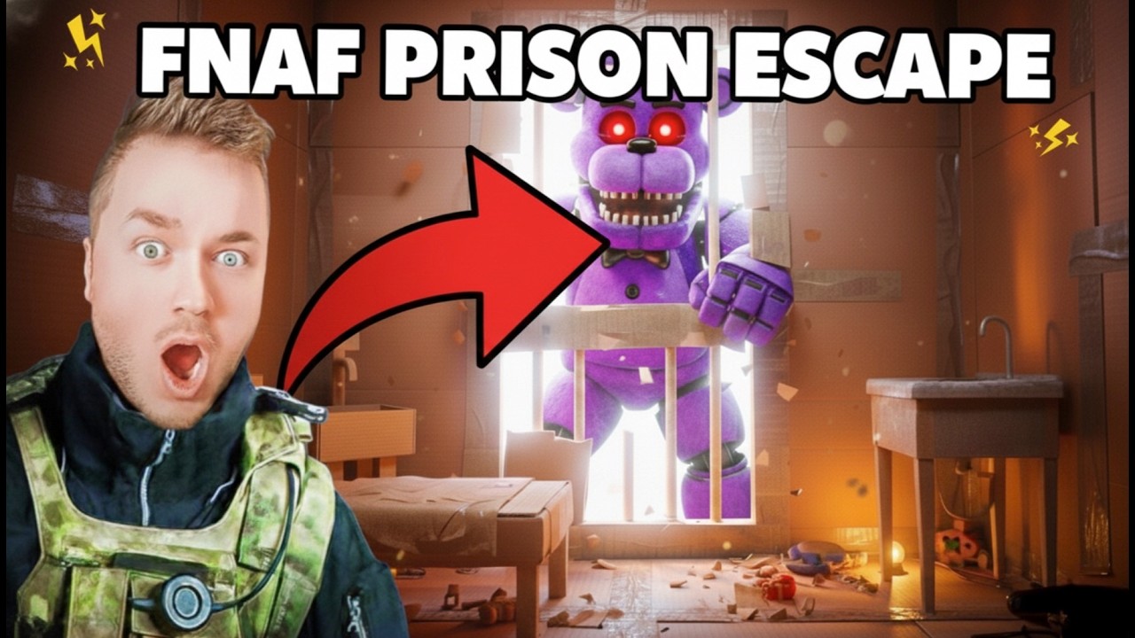 Я застрял в тюрьме-крепости из FNAF! Побег из Five Nights At Freddy's