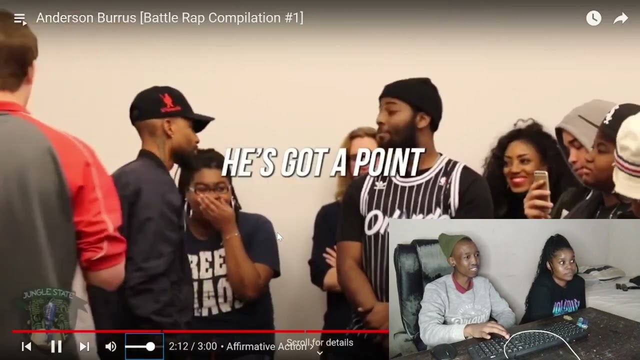 Rap Battle Anderson Burus Compilation Reaction