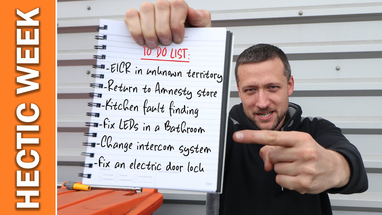 A FRANTIC WEEK AS A LONDON ELECTRICIAN | Thomas Nagy