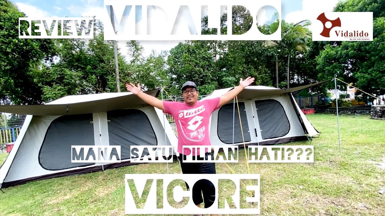 REVIEW | VIDALIDO VICORE 2022 LARGE & MINI | SAIZ AUTO TENT MANA PILIHAN HATI