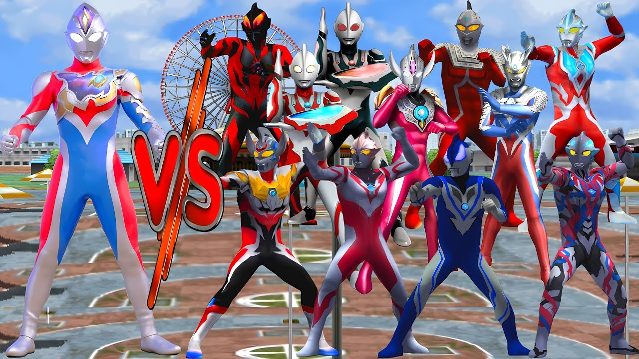 ウルトラマン DECKER VS ULTRAMAN REIGA, ARC, BLAZAR, ORB, GEED, ZERO, RIBUT, GINGGA, BELIAL #ウルトラマン #怪獣 