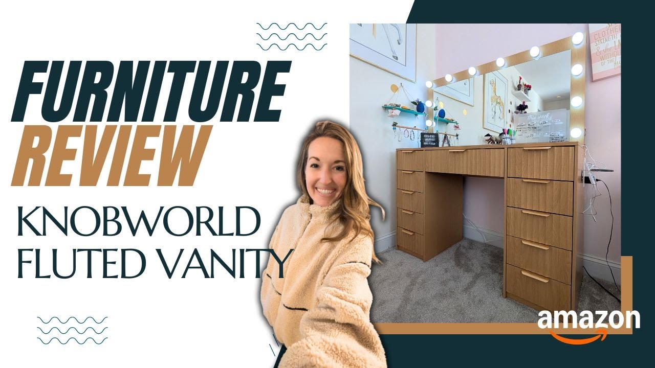 Upgrade Your Space: Knobworld Fluted Vanity Review (Artistic & Functional)