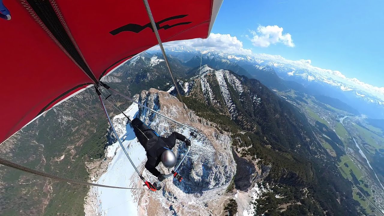 Tegelberg Hanggliding flight April 2022 with my WW U2 160