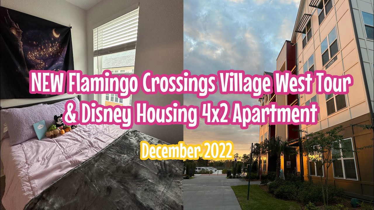 Flamingo Crossings West Tour & Complex Guide | Disney Housing 4x2 Apartment