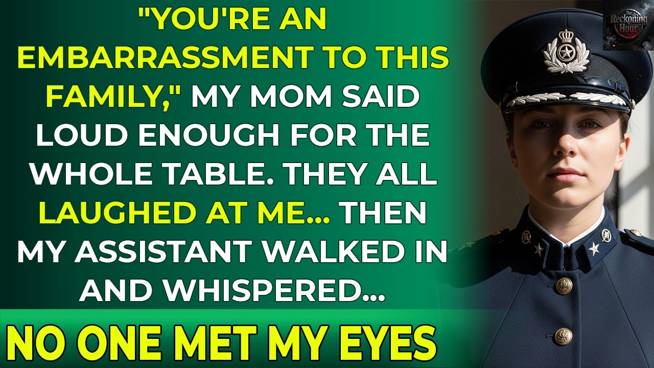 At Family Dinner, They Said I Embarrassed the Family – Until My Assistant Whispered ...