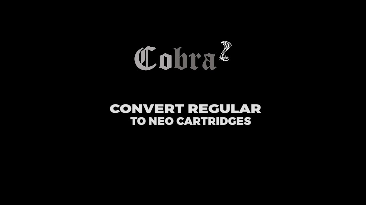 Convert Cobra to Neo-cartridges