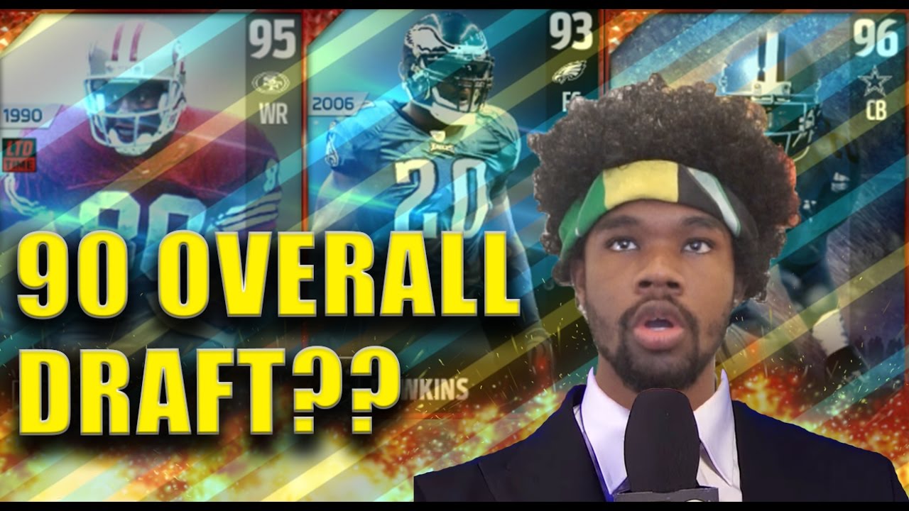 90 OVERALL DRAFT CHALLENGE!! Madden 17 Draft Champions