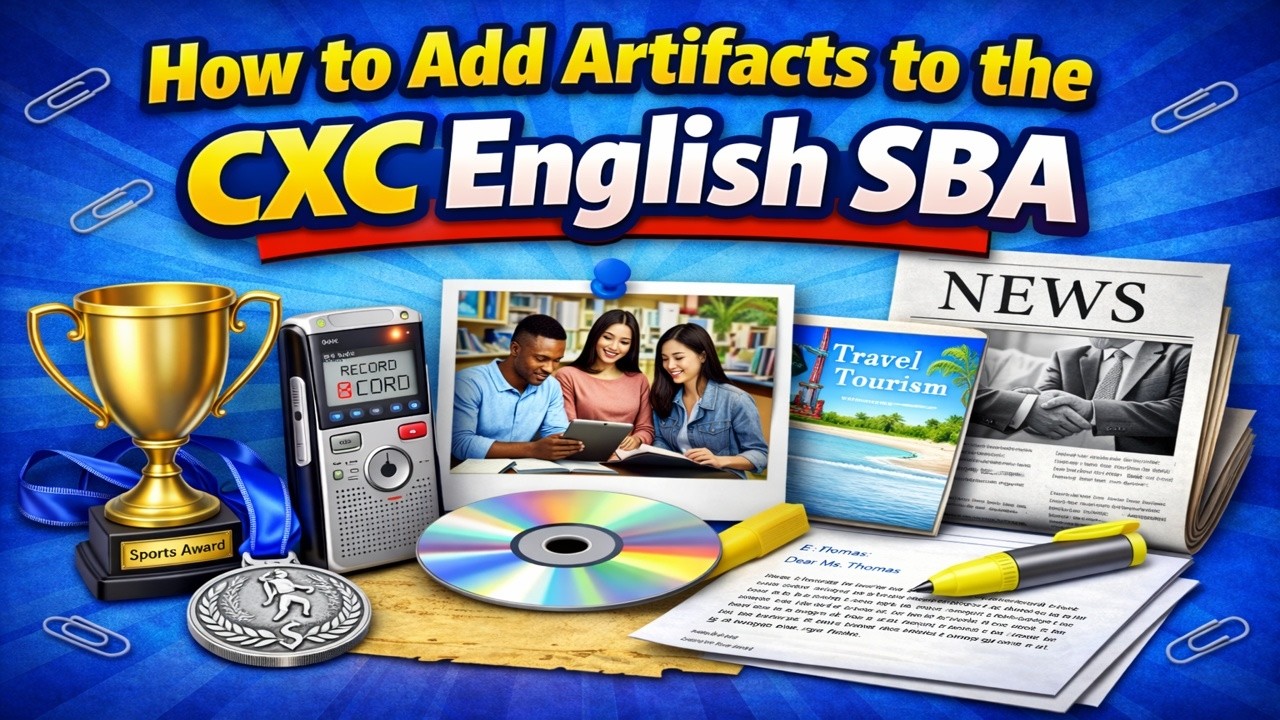 How to Add Artifacts to the CXC English SBA
