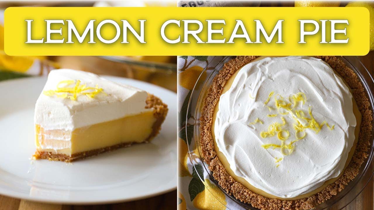 Как приготовить лучший лимонный кремовый пирог 🍋