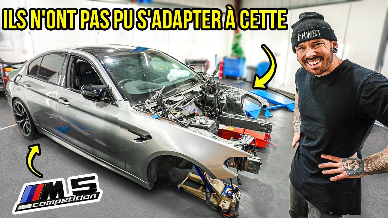 RECONSTRUCTION D'UNE BMW M5 DE COMPÉTITION BON MARCHÉ PT 2