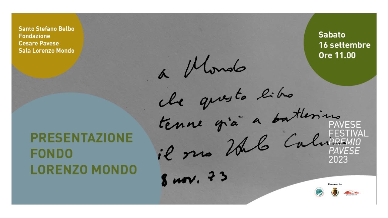 Il Fondo Lorenzo Mondo | Intervista a Monica Mondo