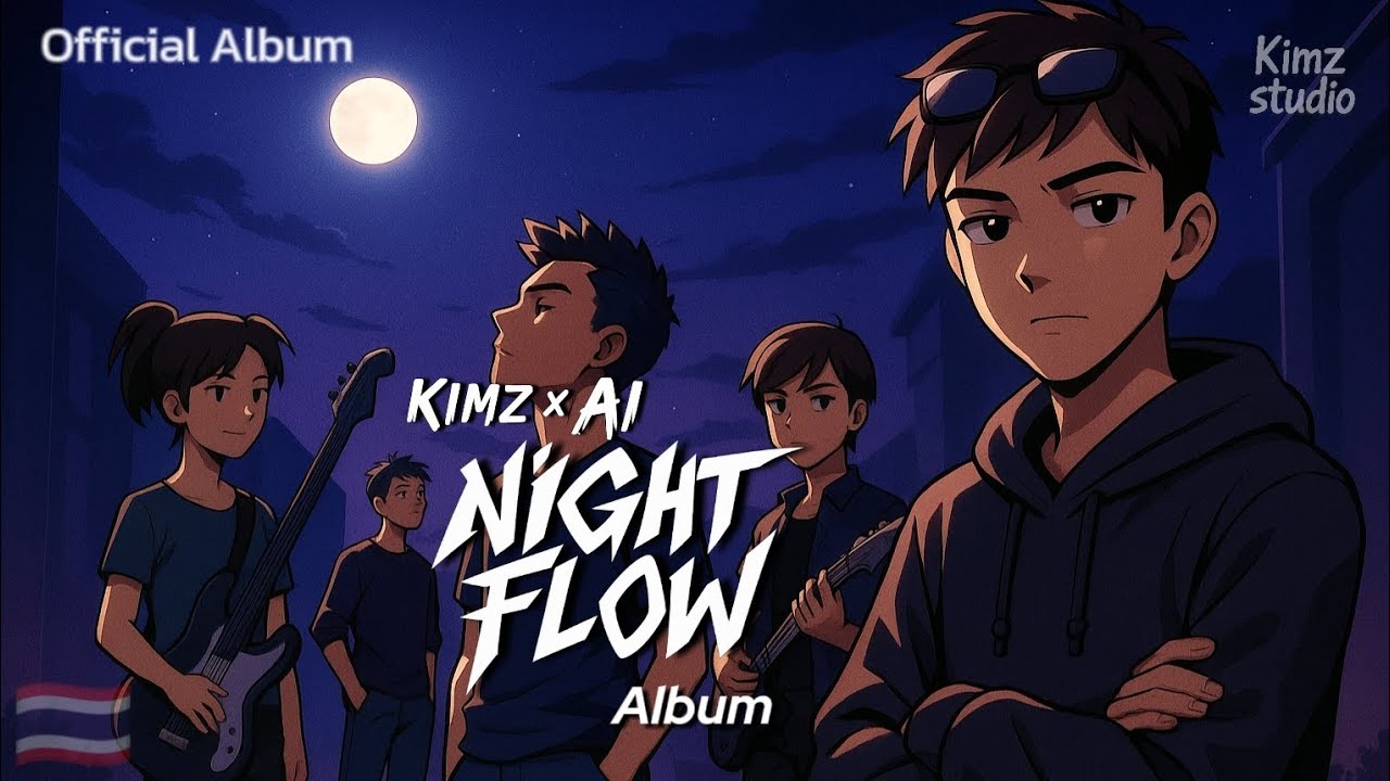 Night Flow | อัลบั้มเต็ม 13 เพลง รวมเพลงรักทุกอารมณ์ – Kimz x AI [ Full Album ]
