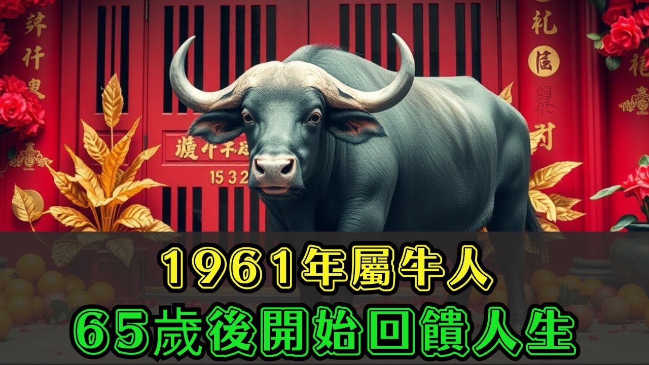 老天真的沒有忘記你, 1961 年辛丑牛的人，走過一輩子的重擔，65 歲後，命運終於開始回饋你#辛丑牛 #1961年屬牛 #晚年轉運 #厚福在後 #天意清帳 #牛命人生 #命理覺醒